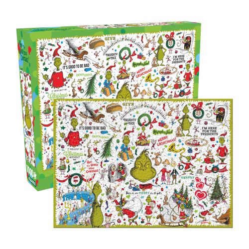 Grinch Stole Christmas 1000pc Puzzle