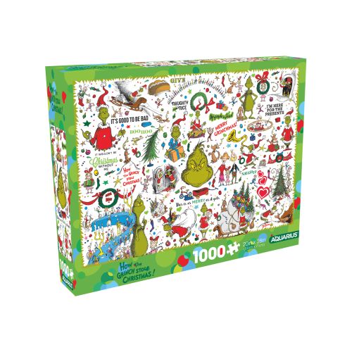 Grinch Stole Christmas 1000pc Puzzle