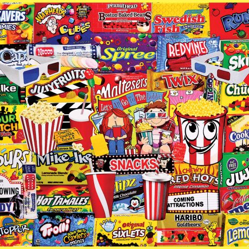 Movie Snacks 1000pc Puzzle