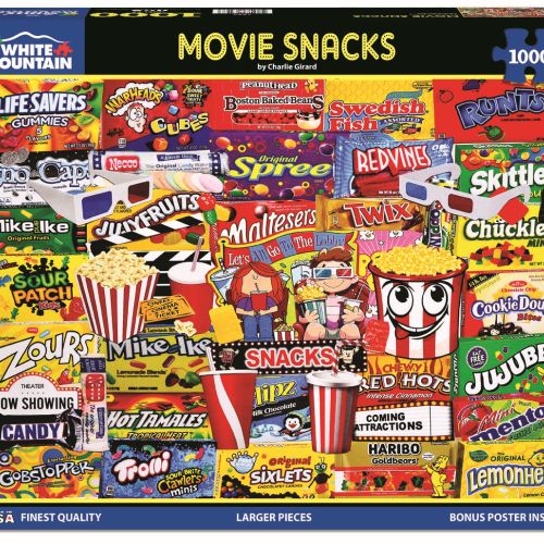 Movie Snacks 1000pc Puzzle