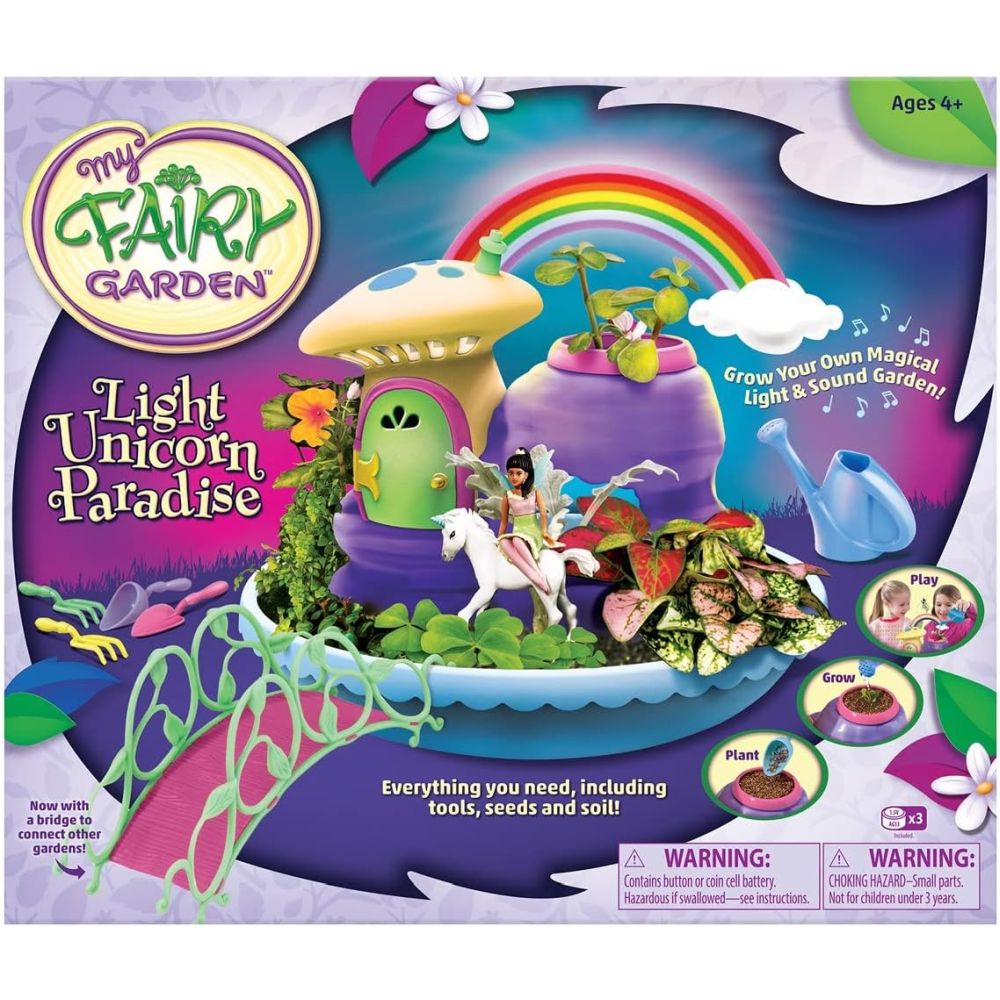 My Fairy Light Garden Magical Unicorn Playset