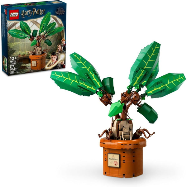 LEGO Harry Potter 579-Piece Mandrake Figure & Magical Pot Plant
