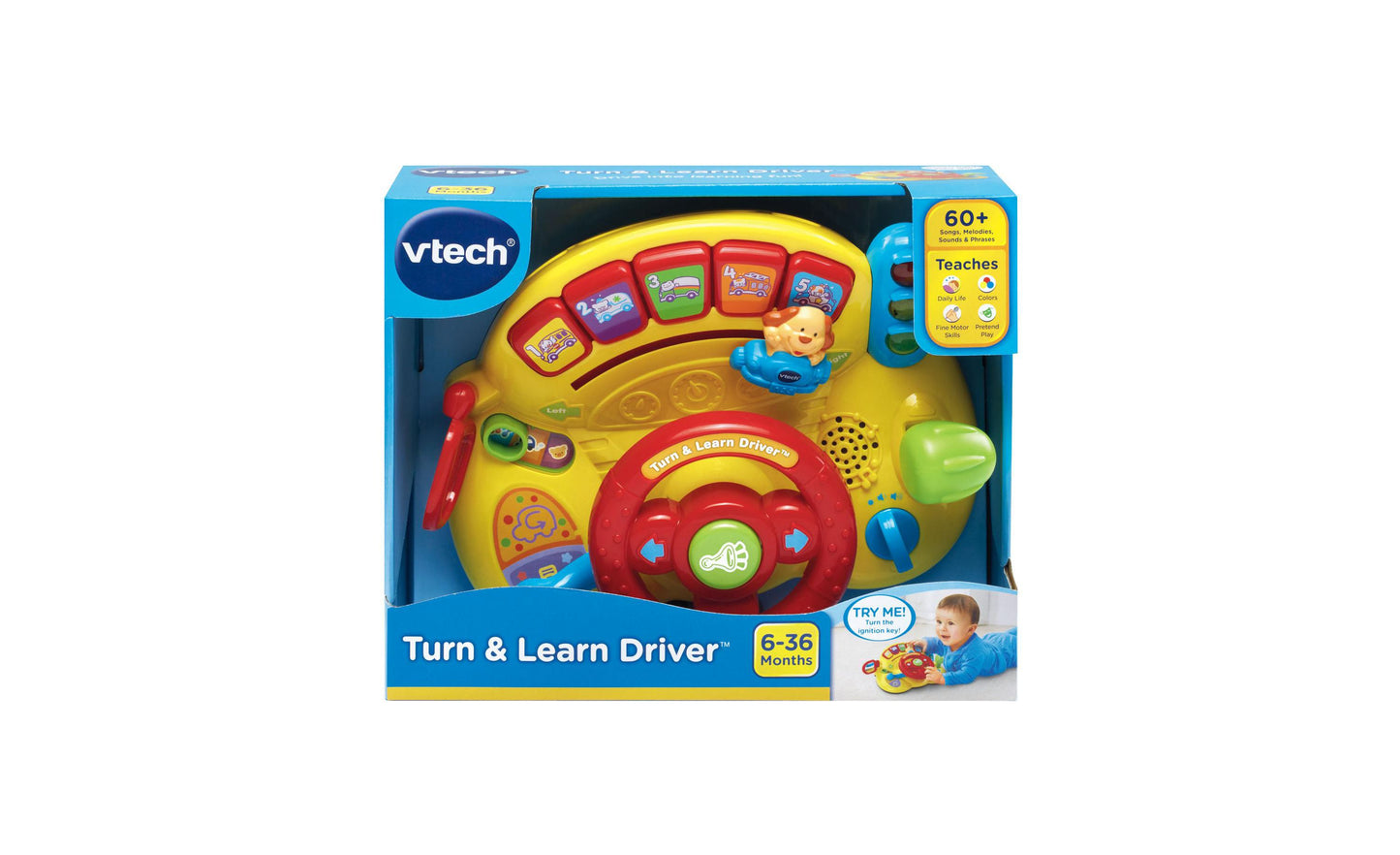 VTech Turn & Learn Driver Interactive Steering Wheel Toy