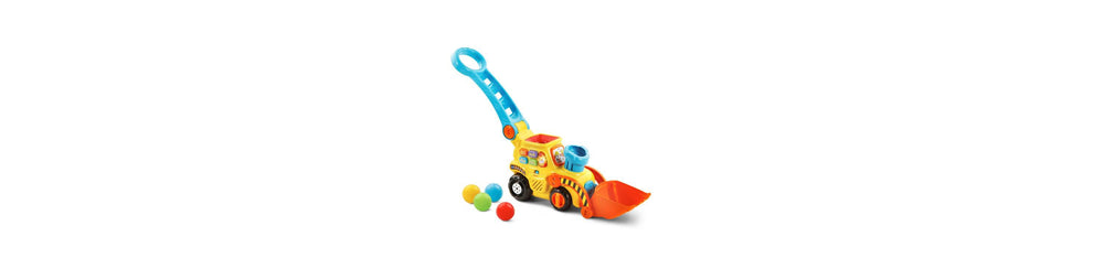 VTech Pop-a-Balls Push & Pop Bulldozer Interactive Toddler Toy