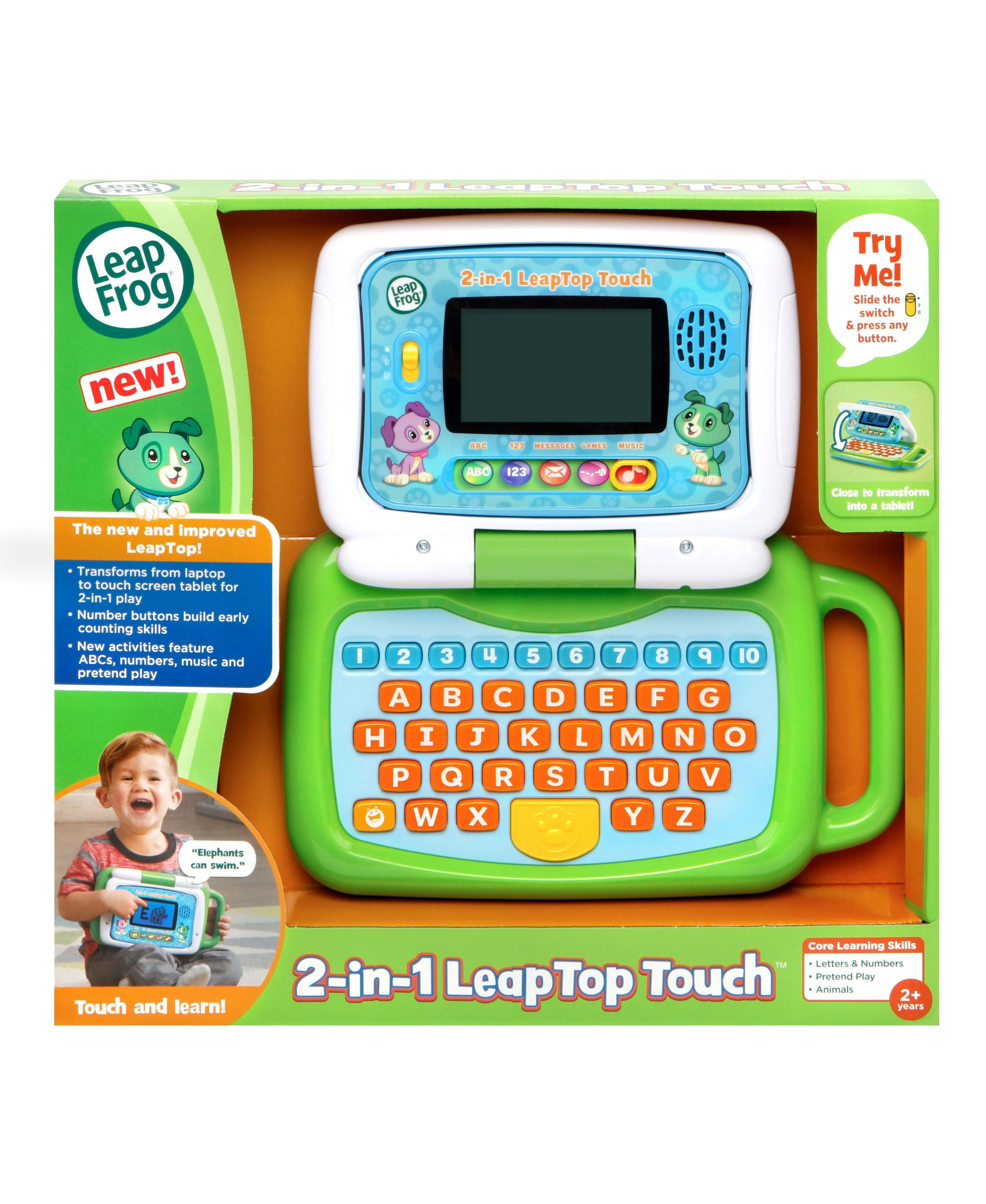 LeapFrog 2-in-1 LeapTop Touch 本体 LeapFrog 2-in-1 LeapTop Touch Preschool Learning Toy – Toys