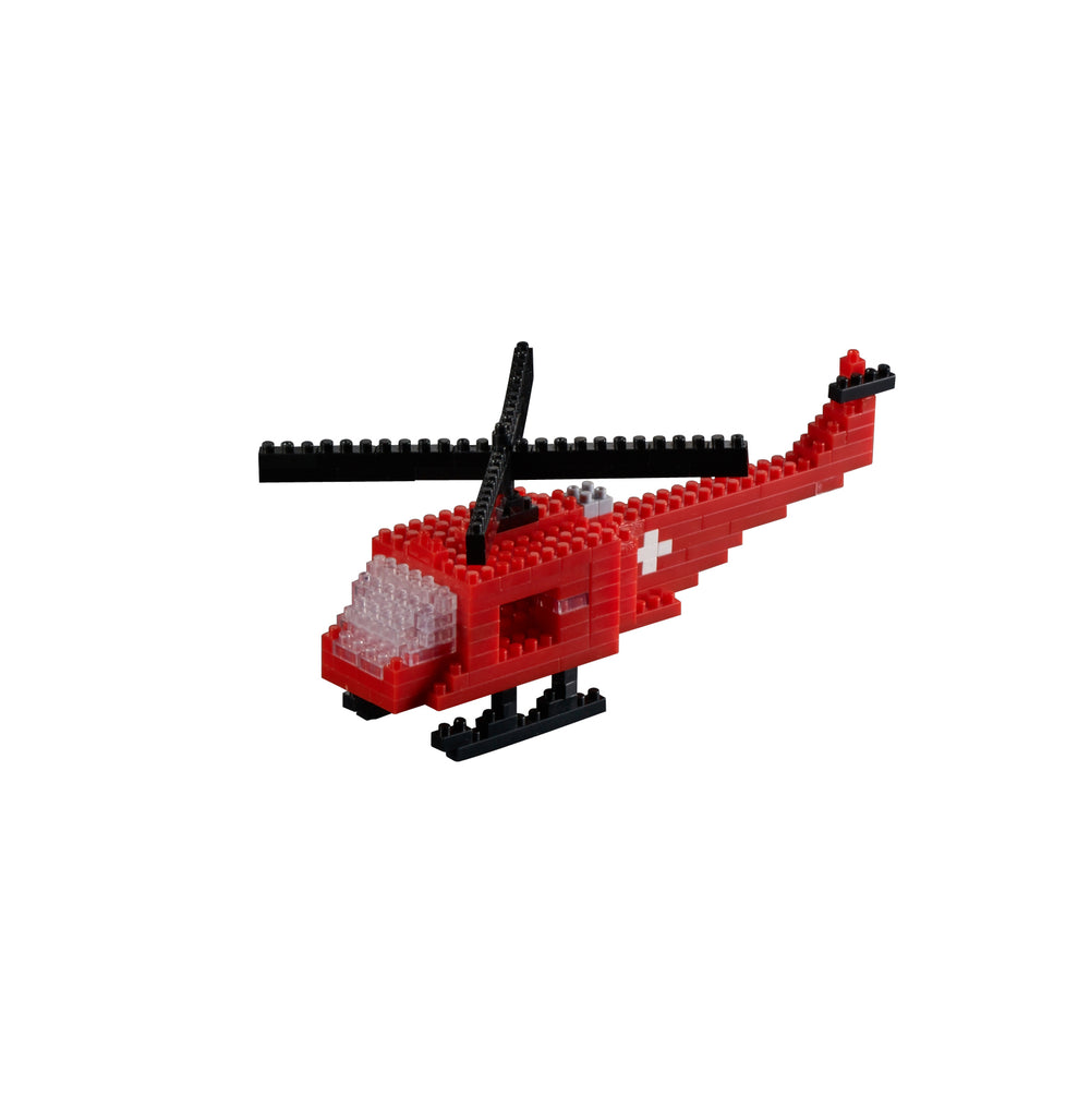 Brixies 159-Piece Swiss Helicopter Building Set