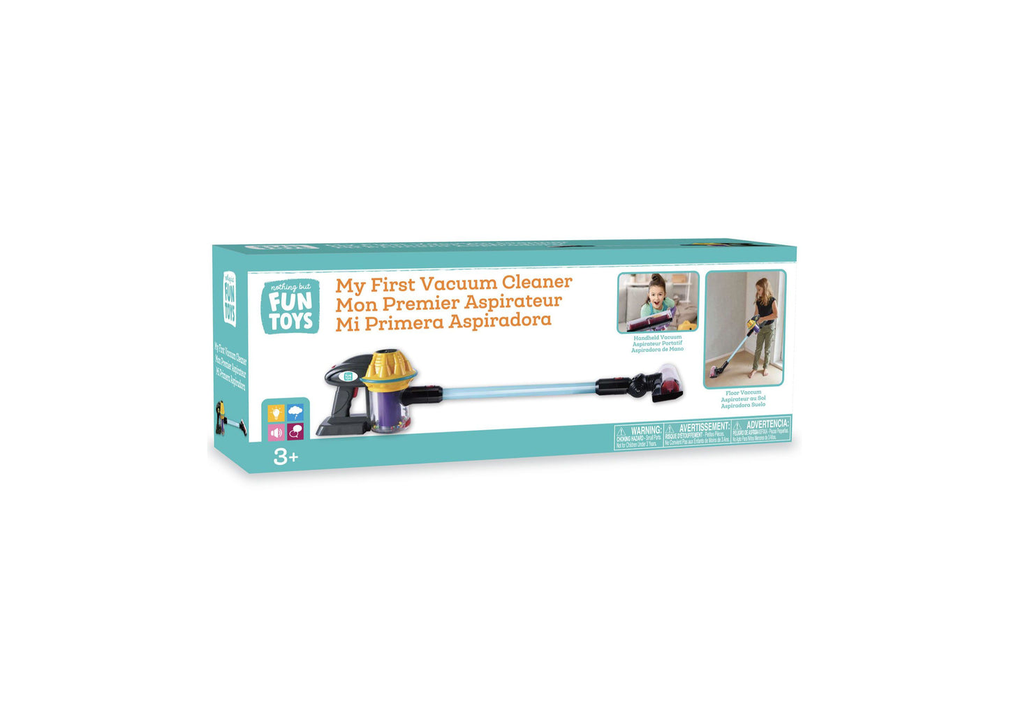 My First Vacuum Cleaner Lights Sounds Play Set, 4 Piece