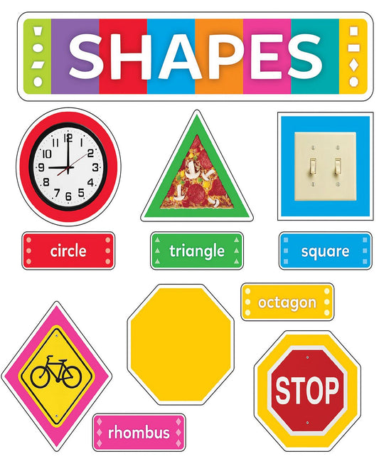 Shapes All Around Us - Geometric Learning Set - Educational Toy