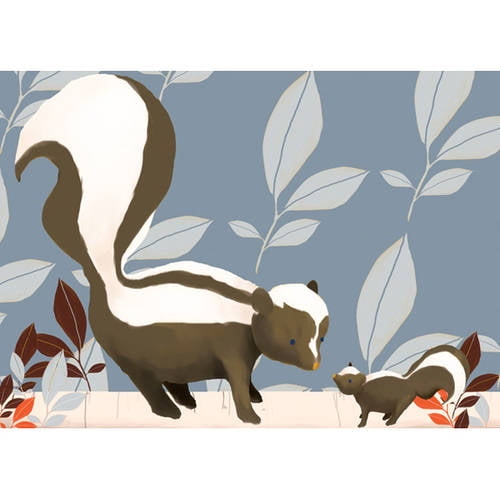 Oopsy Daisy Sweet Skunks Canvas Wall Art by Meghann O'Hara