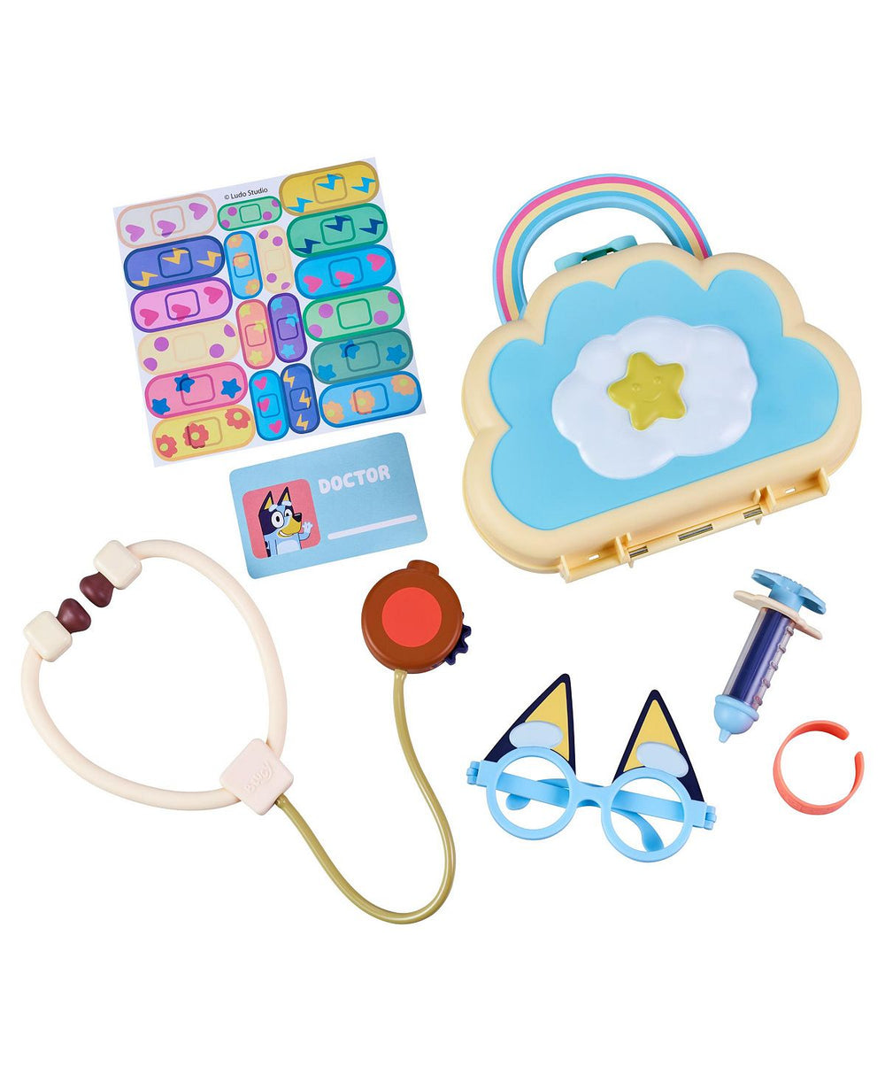 Bluey Series 7 Cloud Doctor Bag Playset with Medical Tools