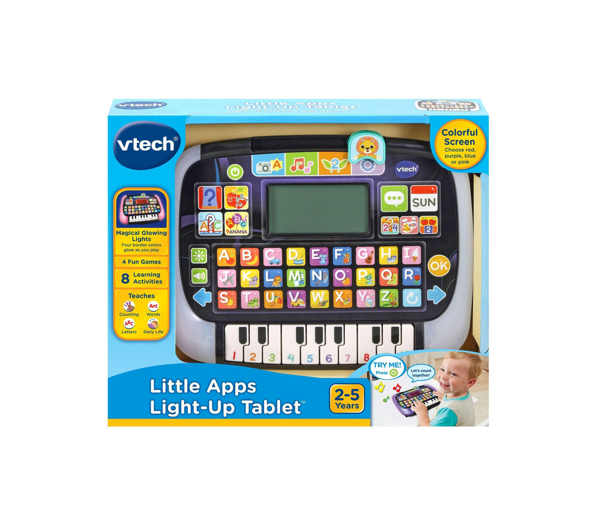 Vech Tablet VTech Little Apps Tablet Interactive Learning Toy - Black – Toys