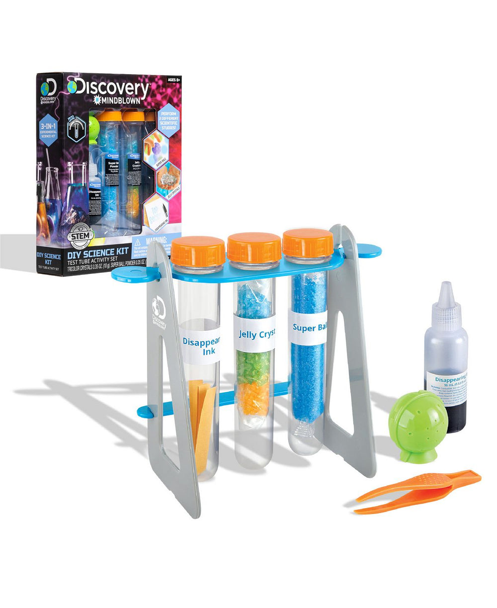 Discovery #MINDBLOWN 14-Piece Test Tube Science Kit with 3 Experiments
