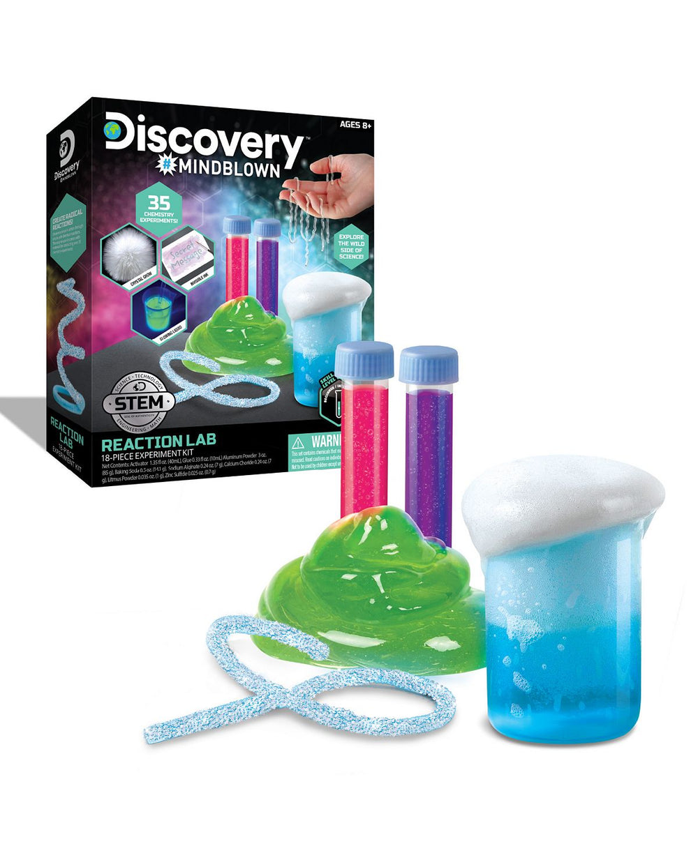 Discovery #MINDBLOWN Reaction Lab Science Experiment Kit, 18-Piece Set