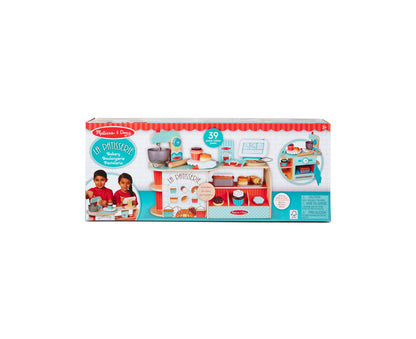 Melissa & Doug 39-Piece Wooden La Patisserie Bakery Set