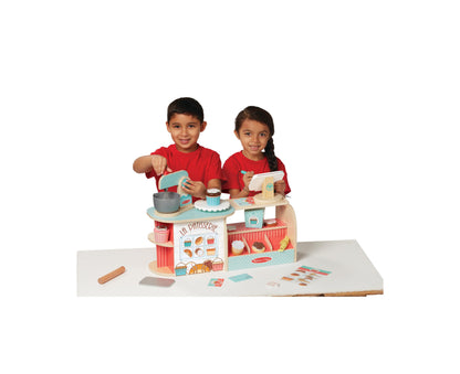 Melissa & Doug 39-Piece Wooden La Patisserie Bakery Set