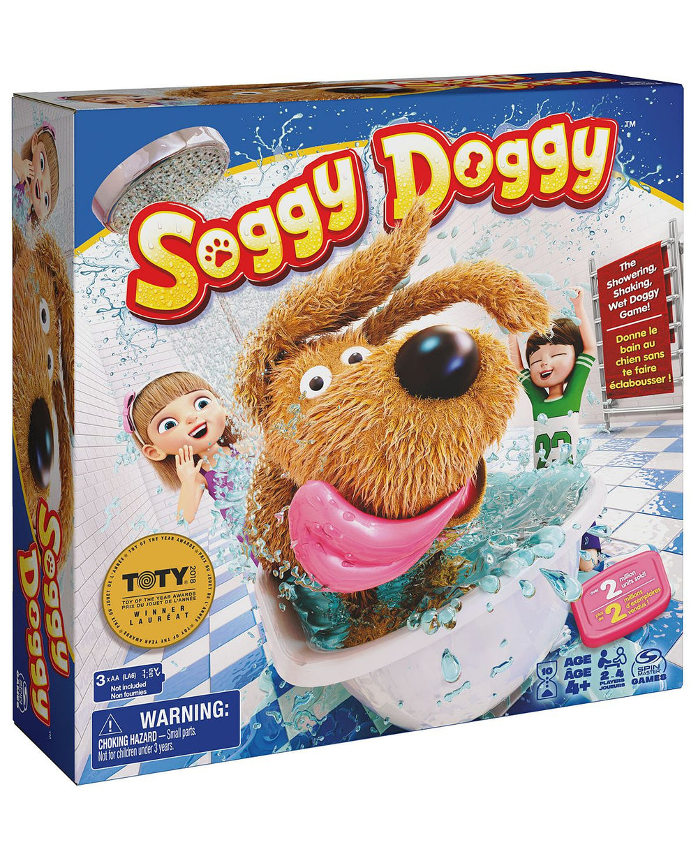 Soggy Doggy Interactive Bath Time Fun Board Game for Kids