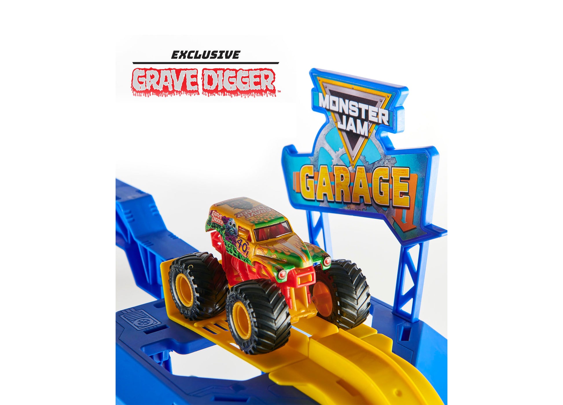Spin Master Monster Jam 40th Anniversary Garage Playset with