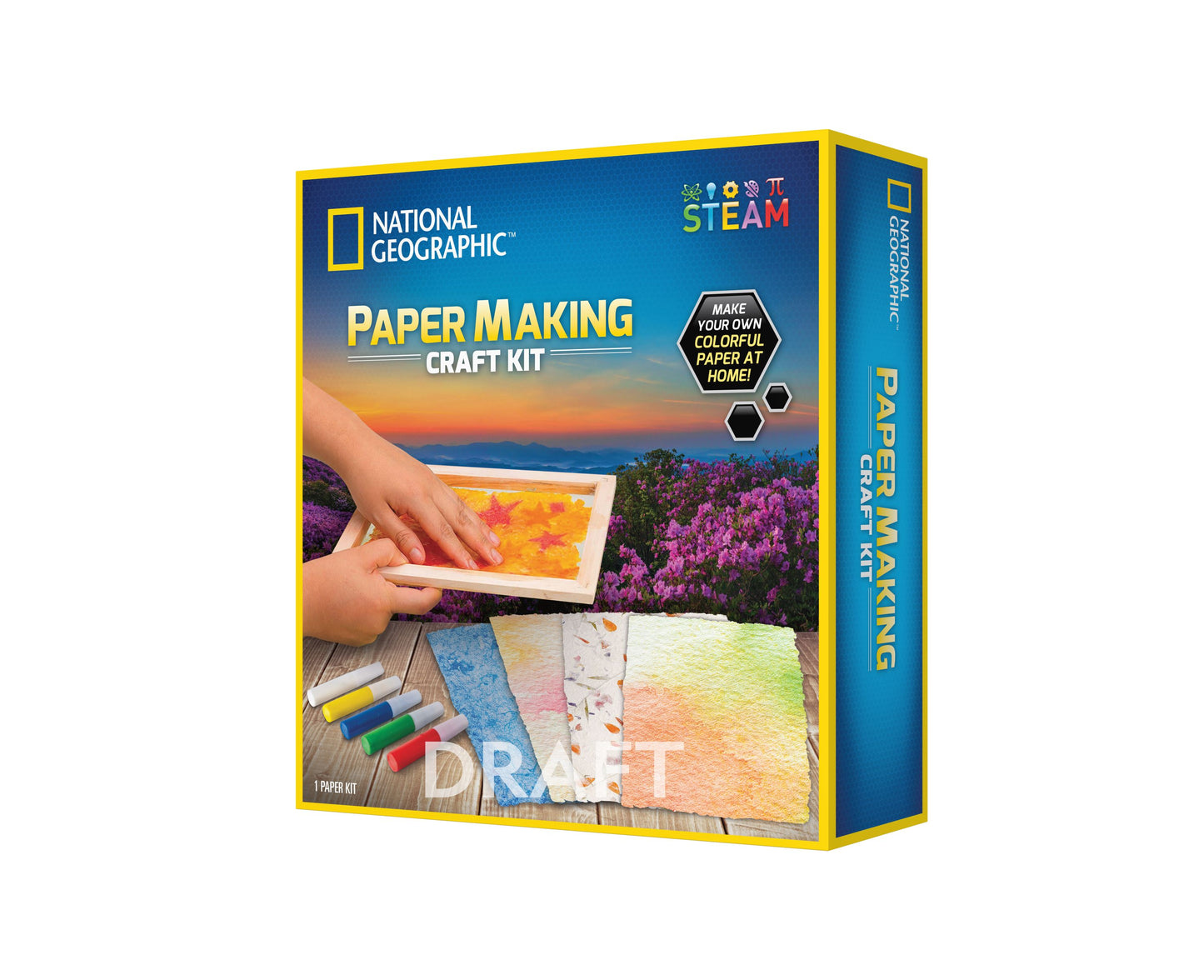 National Geographic STEAM Paper Making Craft Kit - Colorful Creation S ...