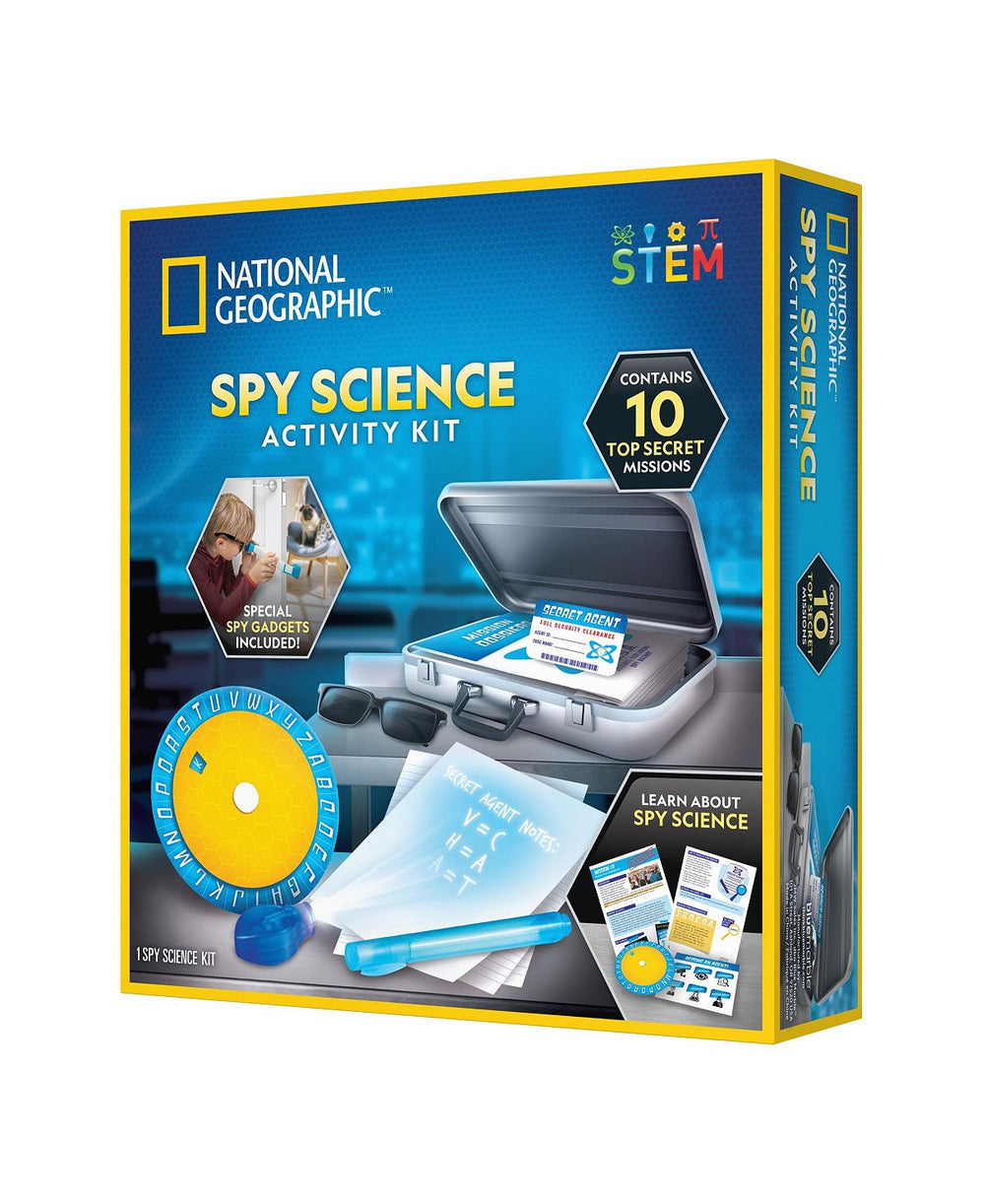 National Geographic Spy Science Activity Kit for Young Detectives