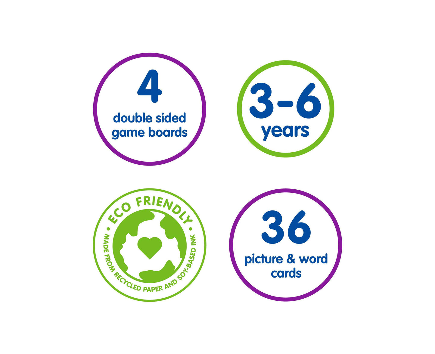 Match It! Space Bingo Educational Board Game