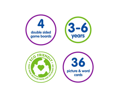 Match It! Space Bingo Educational Board Game