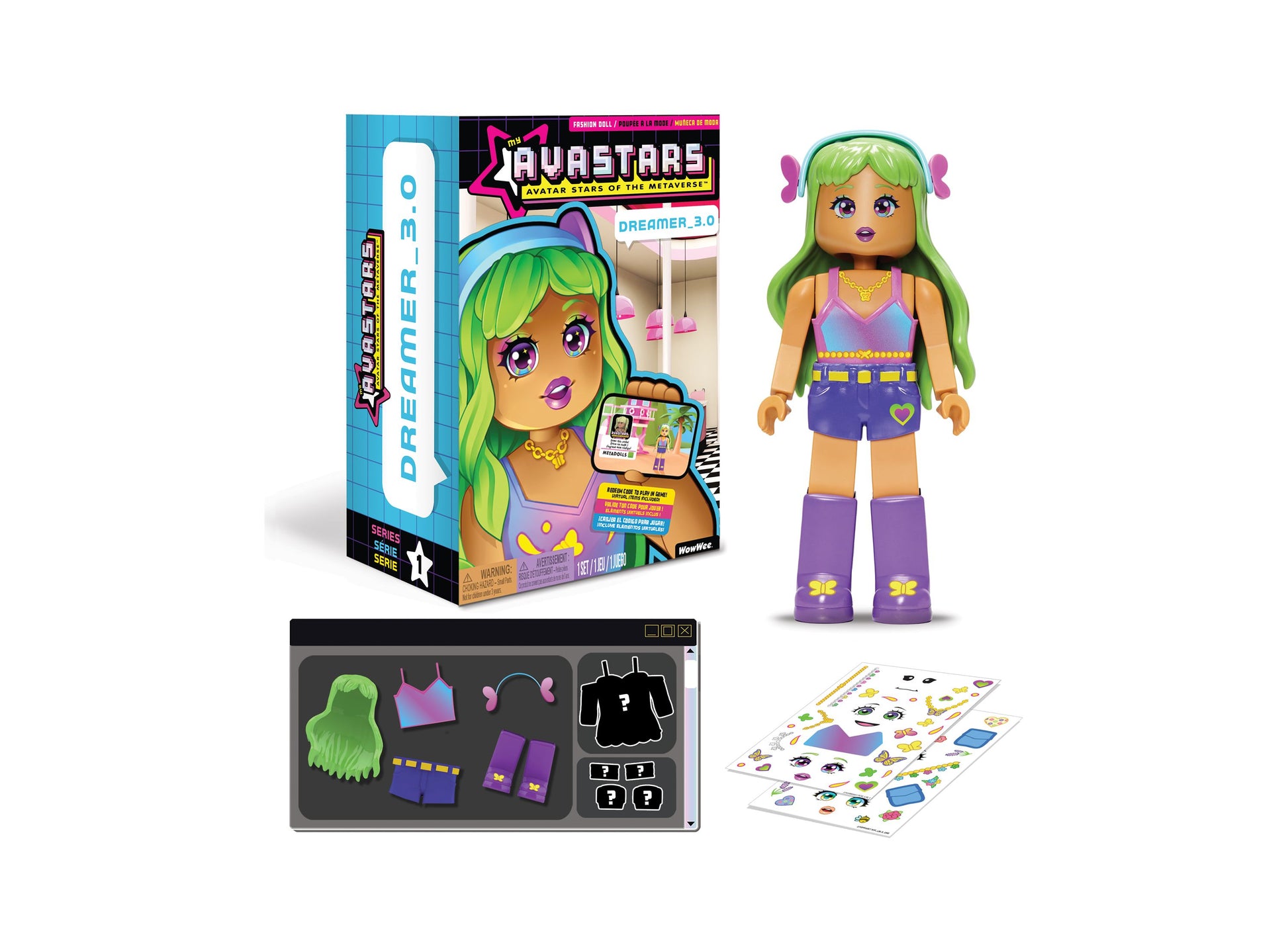 WowWee Avastars Dreamer Fashion Doll Customizable Play