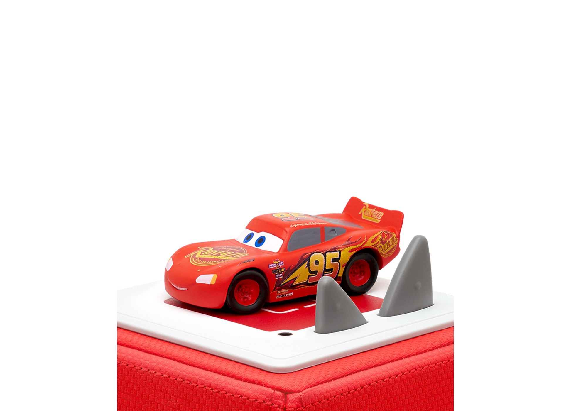 Tonies Disney Pixar Cars Audio Play Figurine red Lightning McQueen toy on white base