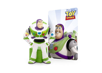 Tonies Toy Story 2 Buzz Lightyear Audio Play Figurine in green, white, and purple with packaging