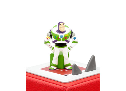 Tonies Toy Story 2 Buzz Lightyear Audio Play Figurine in green, white and purple on red base