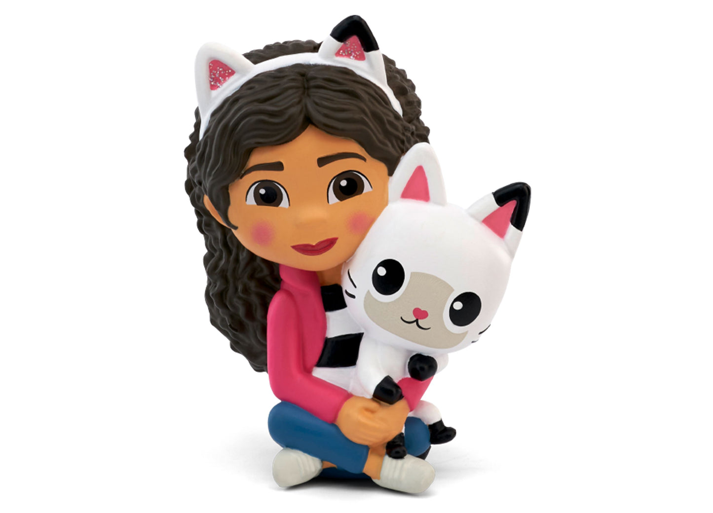 Tonies Gabby's Dollhouse figurine with girl character and white cat toy