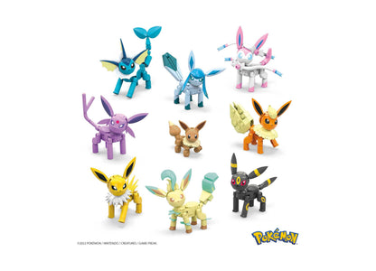 Mega Construx Pokemon Every Eevee Evolution 470-Piece Building Set