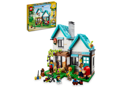 LEGO® Creator 31139 3-in-1 Cozy House Toy House Building Set with Minifigures