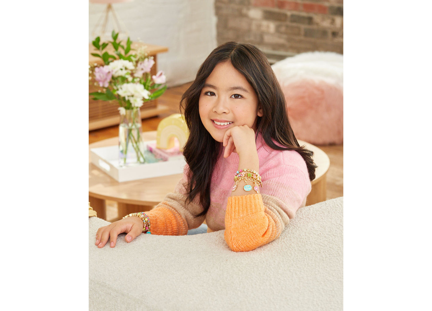 Sweet Treats Dessert-Themed DIY Bracelet Kit - Create 7 Charm Bracelets