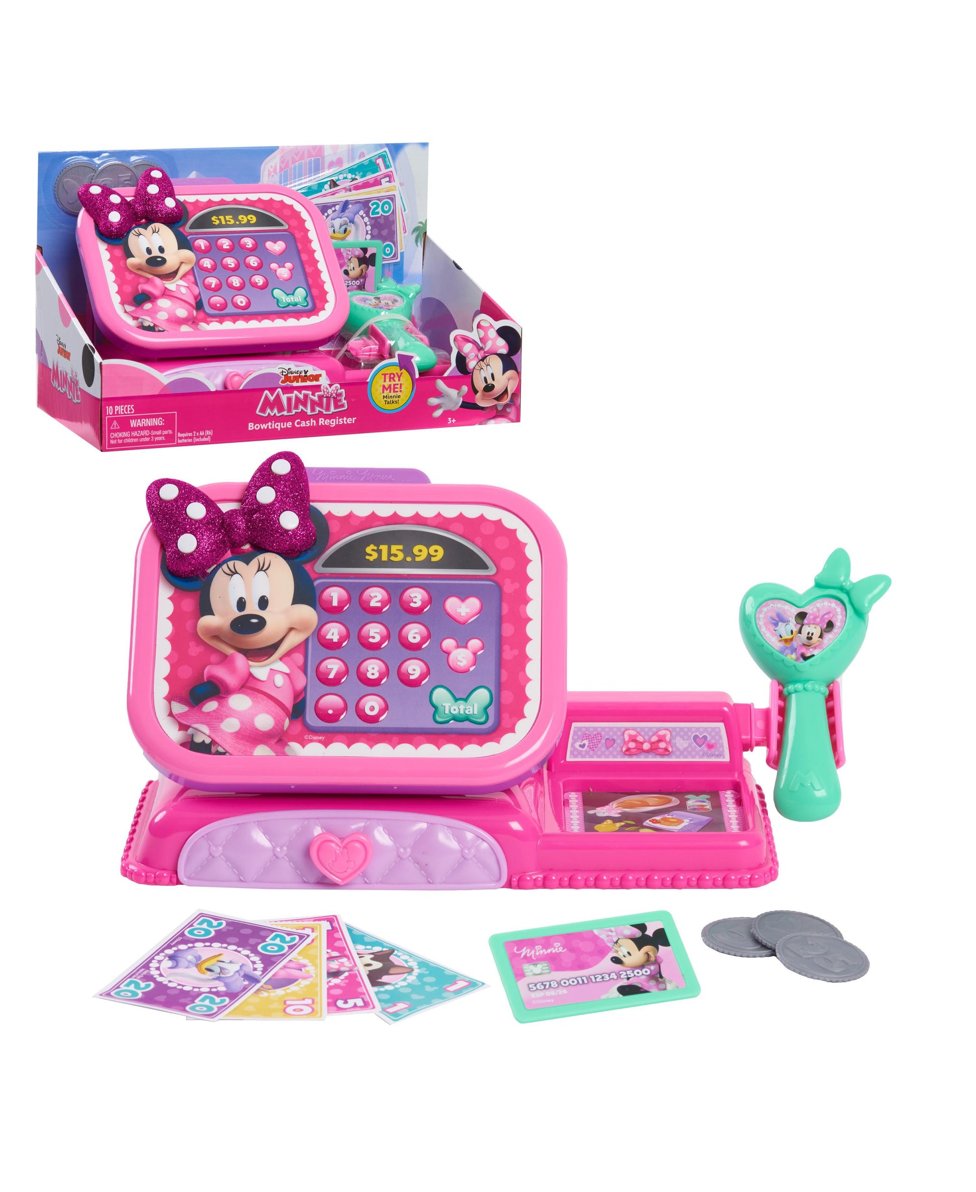 Minnie Mouse Bowtique Talking Cash Register Toy – Toys