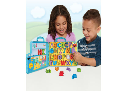 Sesame Street Elmo's Learning Letters Bus - Interactive ABCs Activity Board