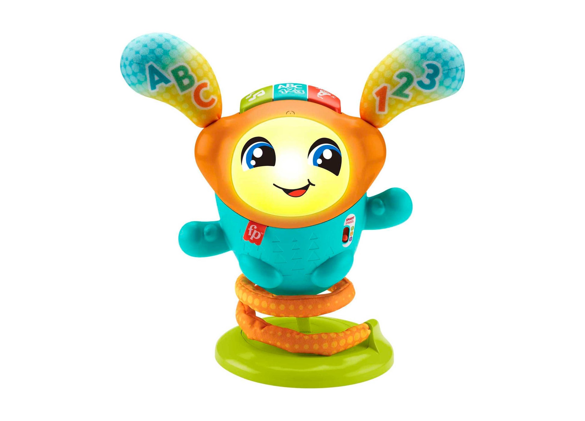 Fisher-Price DJ Bouncin' Beats Interactive Musical Learning Toy for Toddlers Fisher-Price DJ Bouncin' Beats Interactive Musical Learning Toy for Toddlers