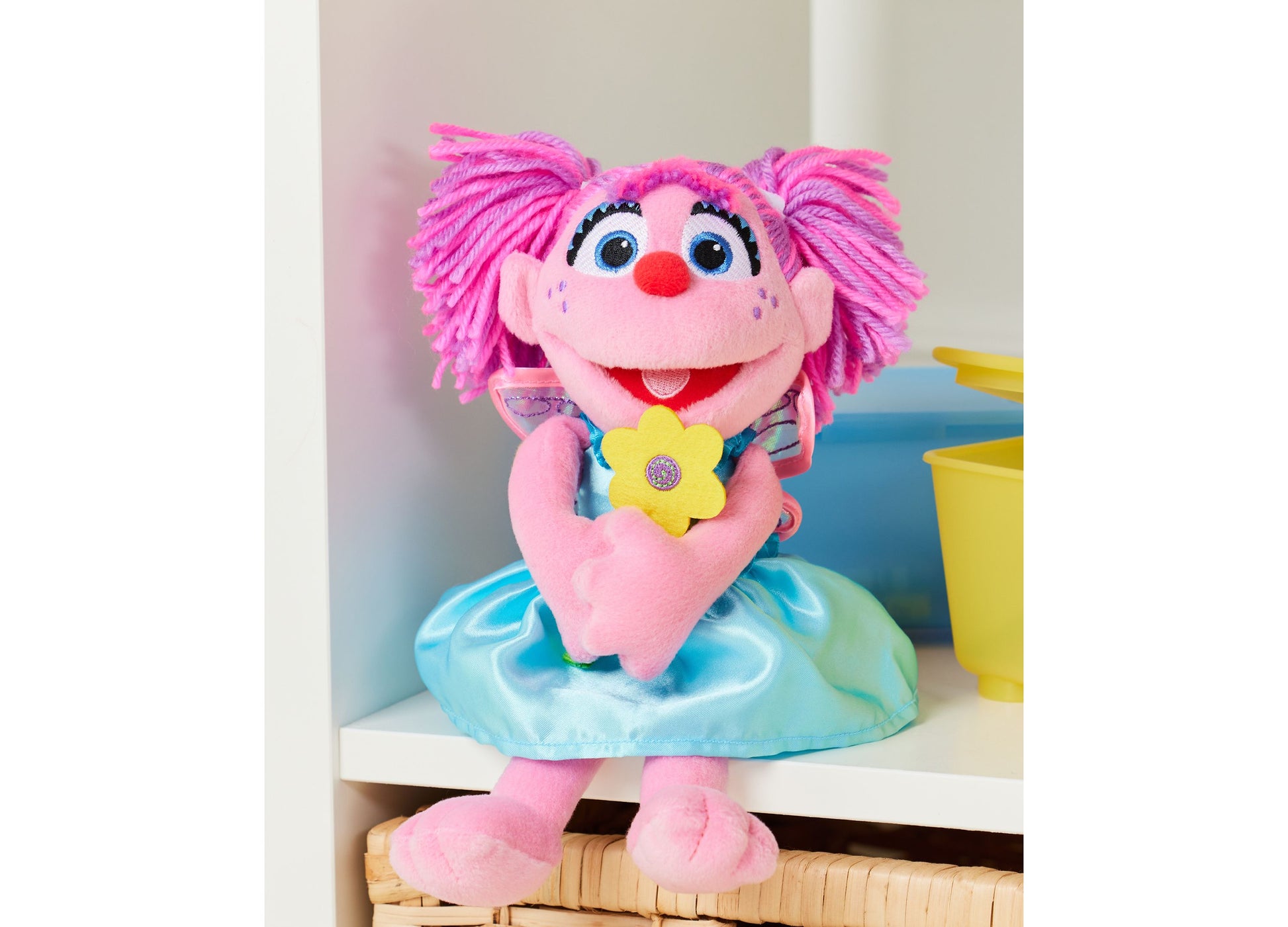 GUND Abby Cadabby 11 inch Plush with Iridescent Wings and Flower GUND Abby Cadabby 11 inch Plush with Iridescent Wings and Flower