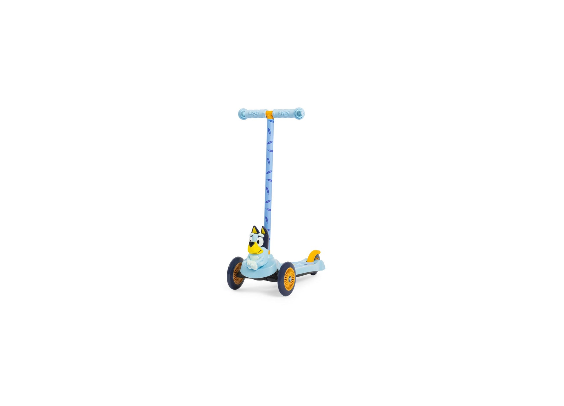 Sakar Bluey 3D 3 Wheel Scooter in blue and yellow with character design
