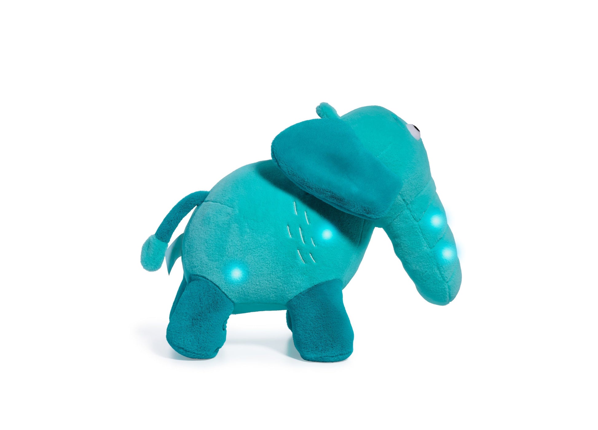 Geoffrey's Toy Box 14 inch LED Elephant Buddies Plush with Sound