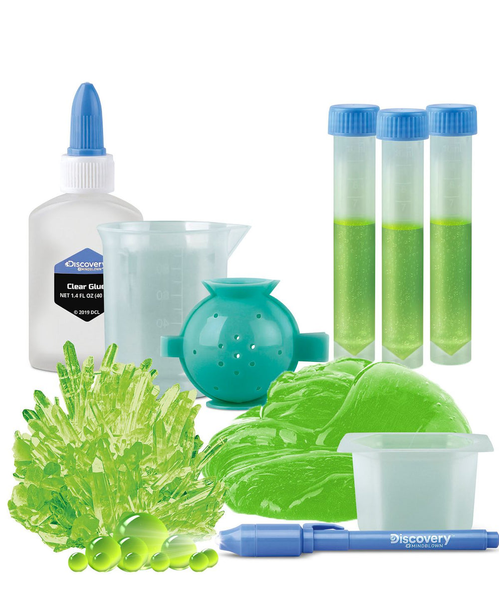 Discovery #MINDBLOWN Glow Science Lab Kit for Kids - Glow-in-the-Dark Experiments