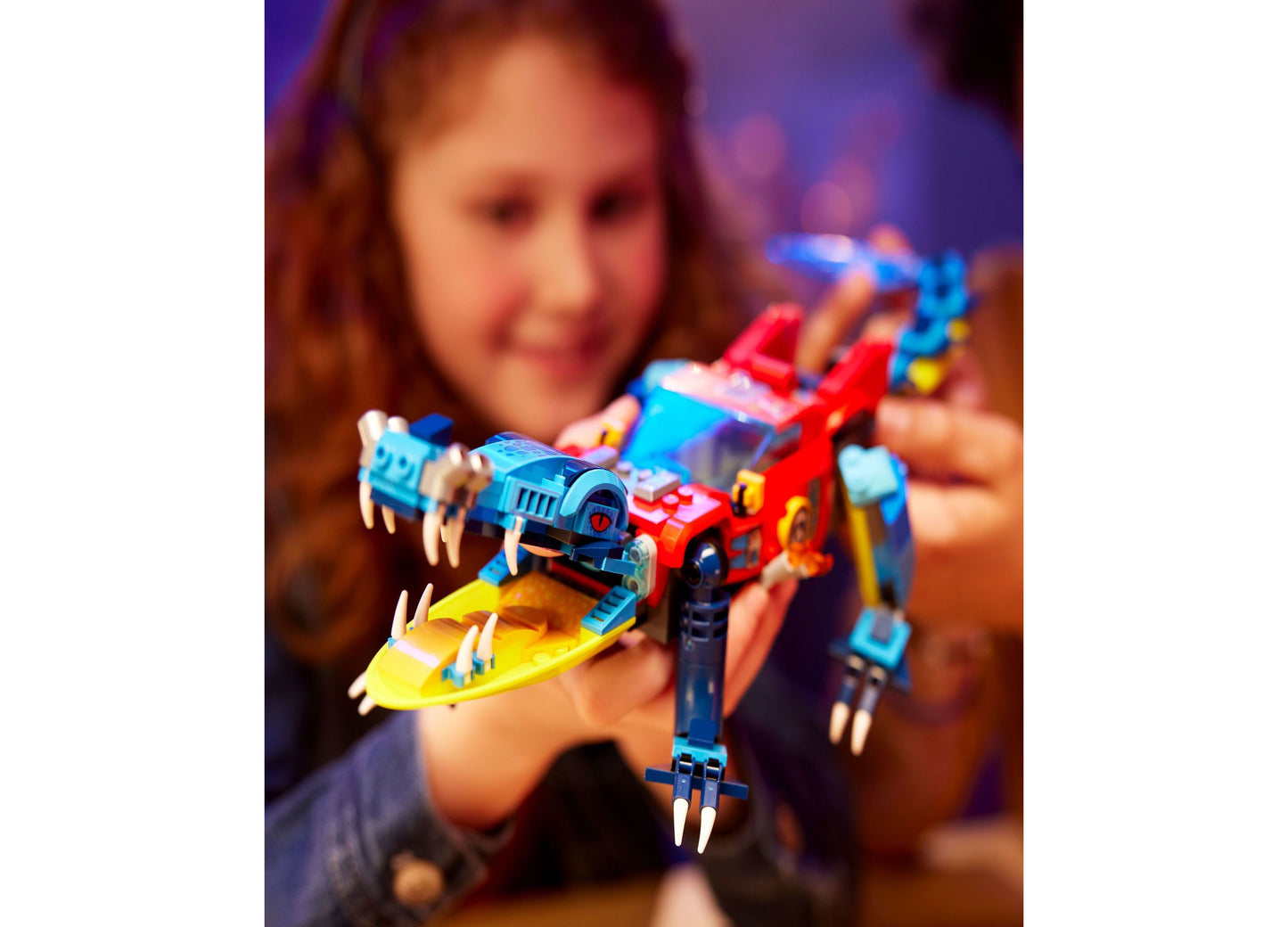 LEGO® DREAMZzz 71458 Crocodile Car Transformable Building Set