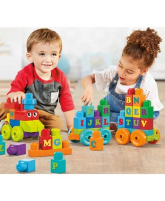 Mega Bloks First Builders 60-Piece ABC Learning Train Set