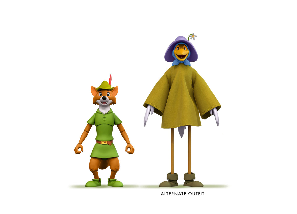 Super 7 Disney Robin Hood Stork Costume 7" Ultimates action figure with alternate outfit display