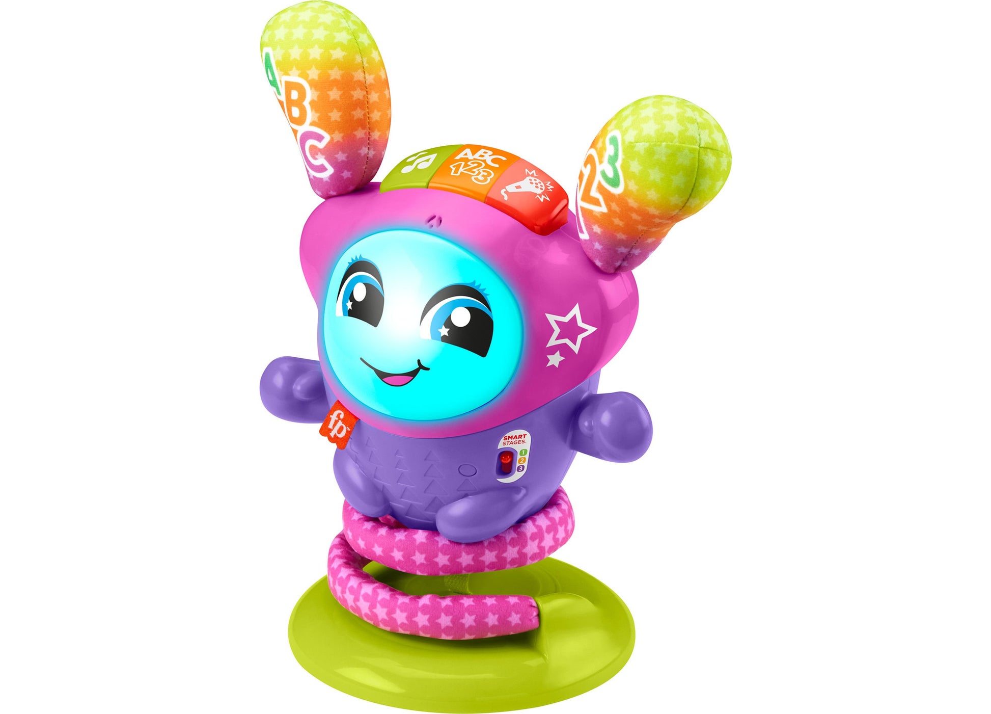 Fisher-Price DJ Bouncin' Star Interactive Musical Learning Toy with Lights and Sounds Fisher-Price DJ Bouncin' Star Interactive Musical Learning Toy with Lights and Sounds
