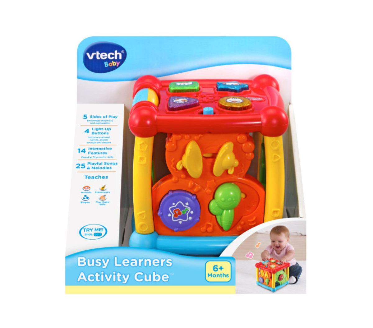 VTech Busy Learners Activity Cube – Interactive Educational Toy – Toys