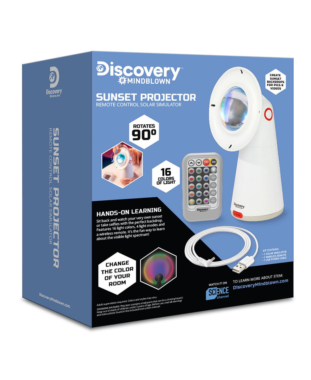 Discovery Kids Mindblown Sunset Projector Solar Simulator Kit