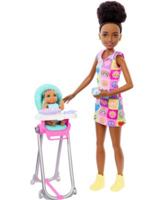 Barbie Skipper Babysitters Inc. Mealtime Fun Play Set with 10 Accessories