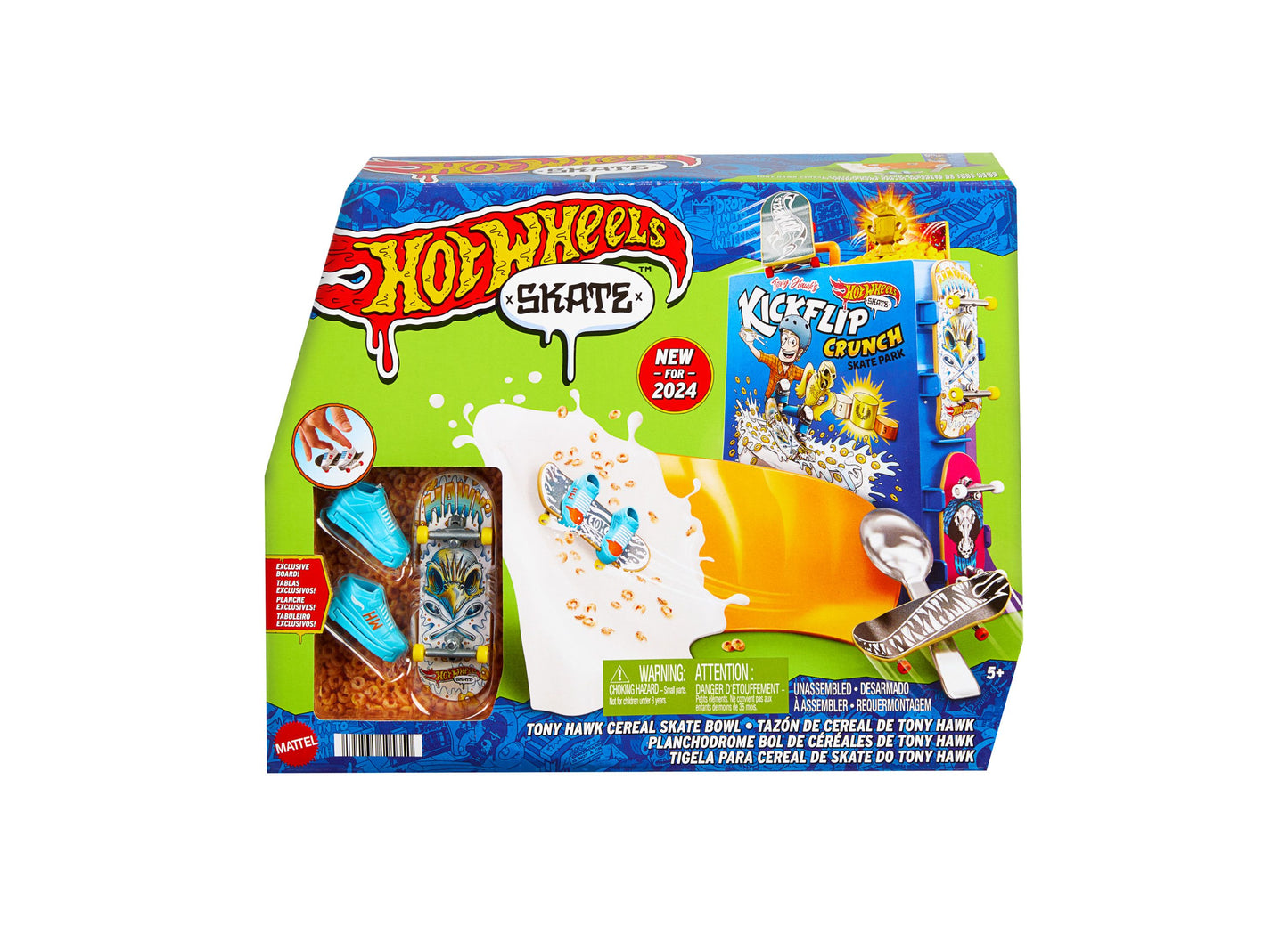 Tony Hawk Cereal Skate Bowl Fingerboard Set with Exclusive Board