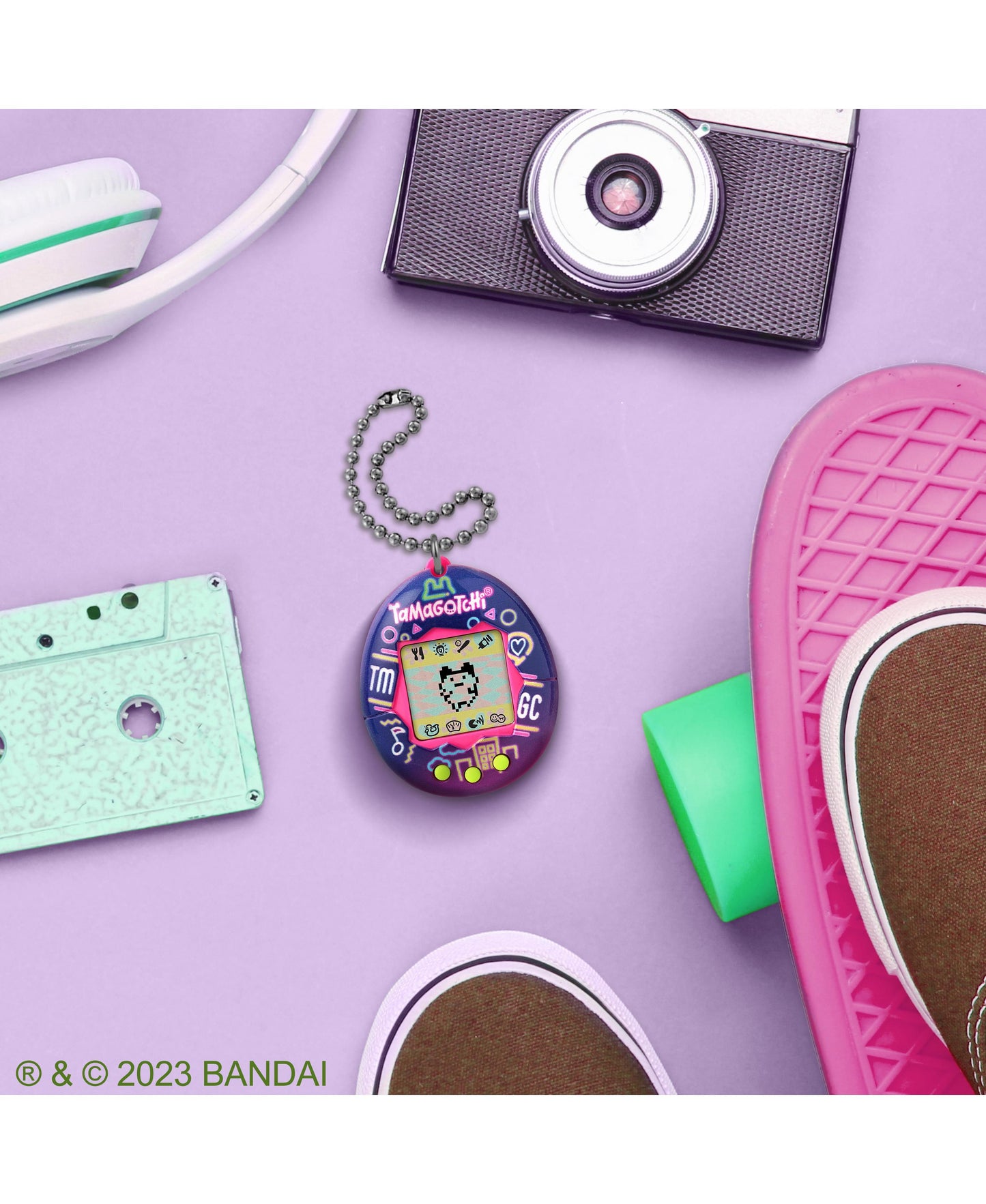 Tamagotchi Original Neon Lights Edition - Interactive Digital Pet