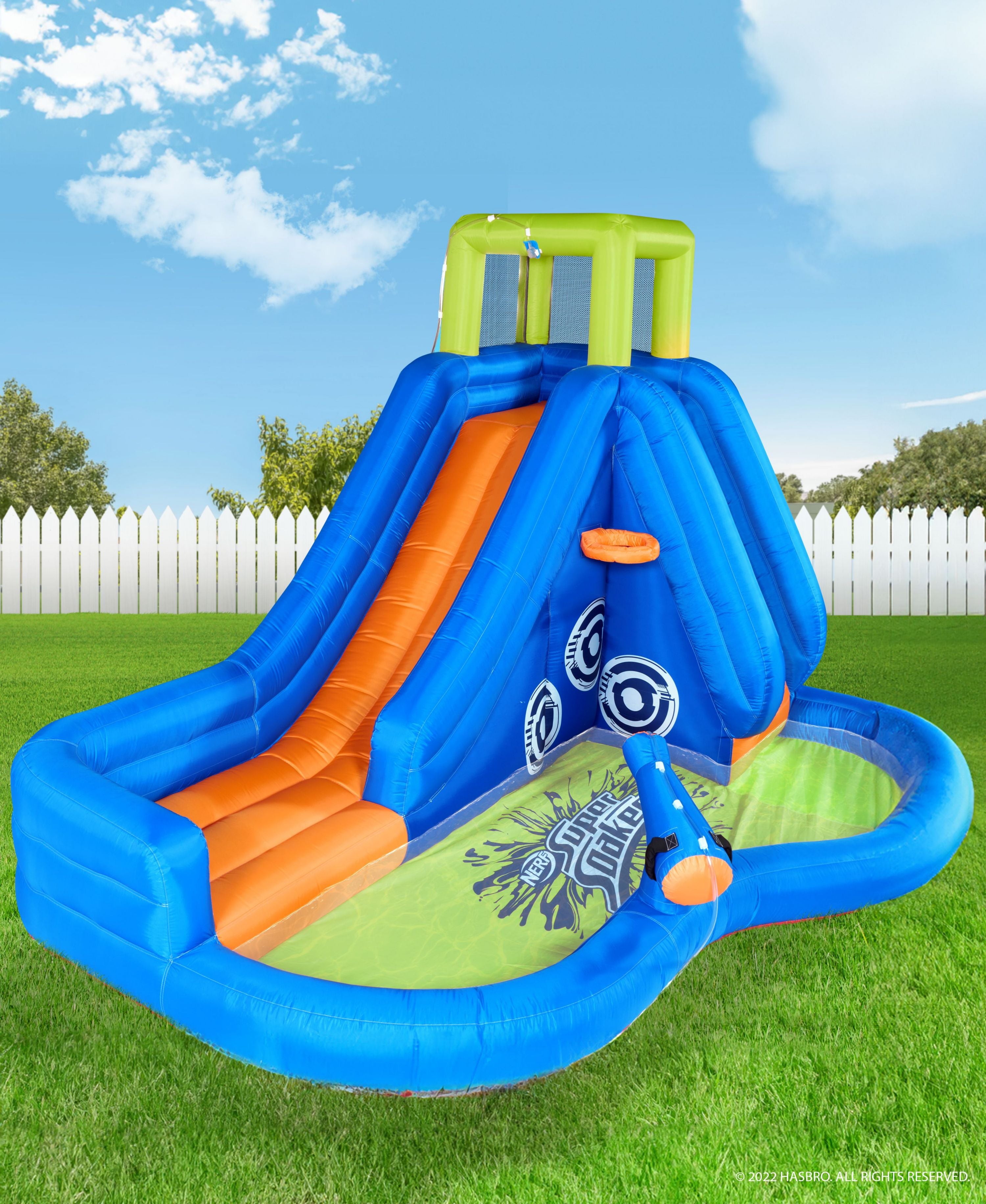 NERF Super Soaker Mega Soaker Island - Inflatable Water Playset – Toys